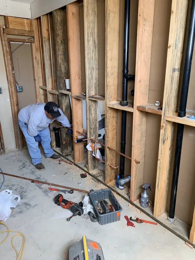 Commercial rough-in plumbing for Water Heater Replacement in Terra Vista